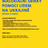Materiální sbírka pomoci lidem na Ukrajině 1